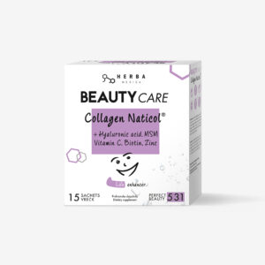 BEAUTYCARE kolagen Naticol® | hialuronska kislina, MSM, biotin, cink, vitamin C NAPITEK, 15 vrečk