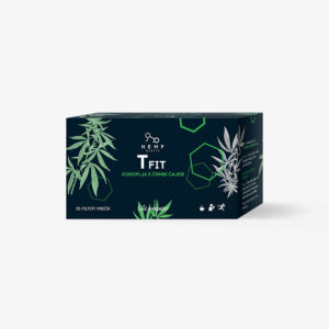 HEMP MEDICA T FIT | Konoplja, črni čaj in bergamotka 25 vrečk