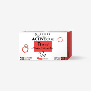ACTIVECARE | Železo AB-Fortis® + Vitamini C B9 B12 KAPSULE